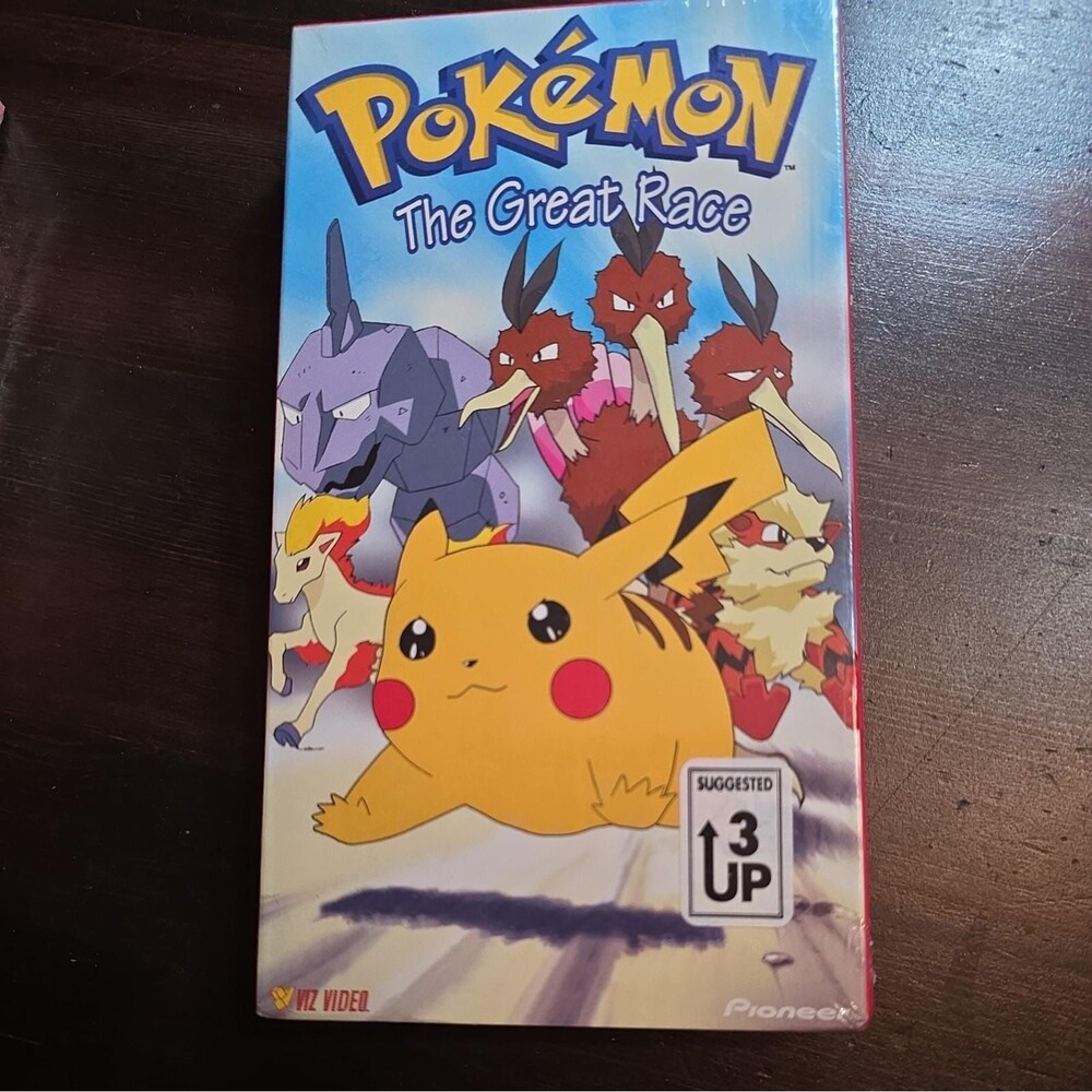 Pokemon Vol 11: The Great Race-1999 VHS Vintage Brand new sealed